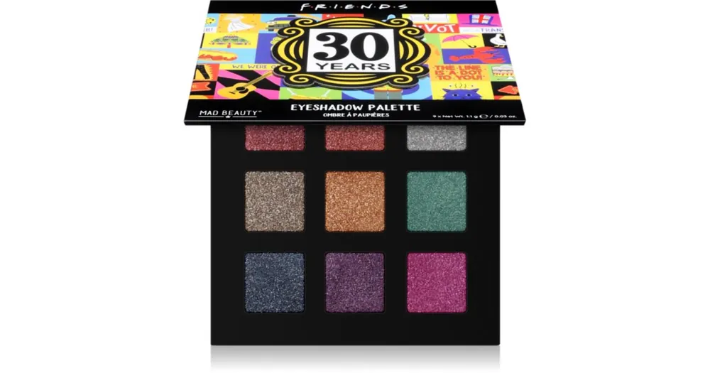 Biztonságos fizetés Mad BeautyFriends 30 Years szemhéjfesték paletta