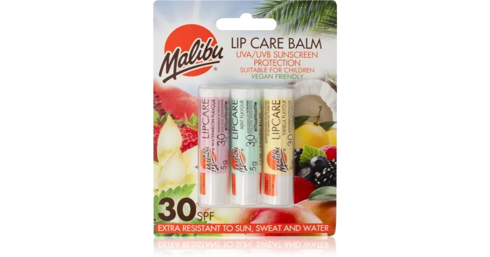 Népszerű MalibuLip Care Balm ajakbalzsam SPF 30