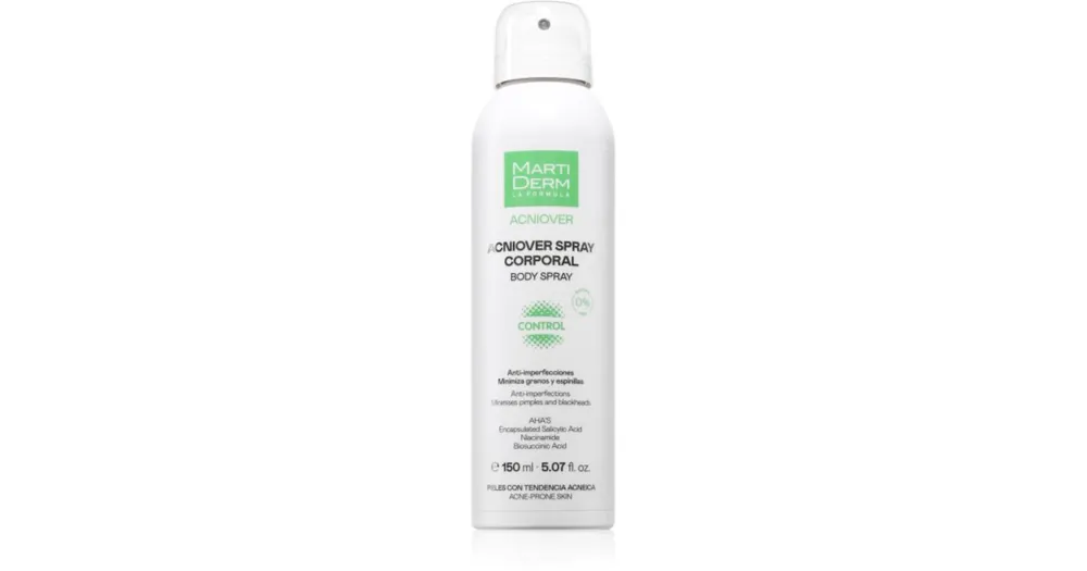 MartiDermAcniover Body Spray testápoló spray pattanások ellen Szuper ajánlat
