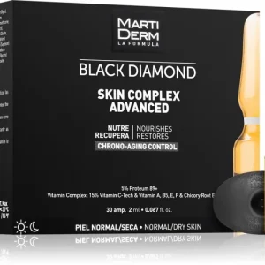 Akciós ár MartiDermBlack Diamond Skin Complex Advanced ampullák fáradt bőrre
