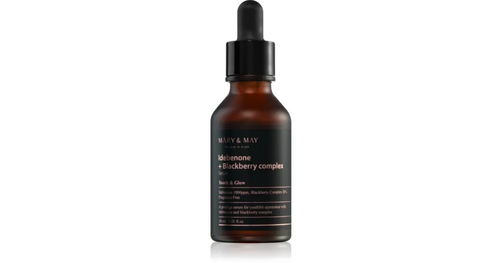 Bestseller Mary&MayIdebenone + Blackberry Complex Serum antioxidáns szérum az élénk és kisimított arcbőrért