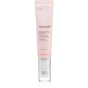 Biztonságos fizetés medicubePDRN Pink Peptide Eye Cream intenzív szemkörnyékápoló krém a ráncok, duzzanatok és sötét karikák ellen