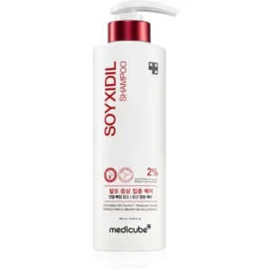 Rendeld meg most medicubeSoyxidil Shampoo ápoló és erősítő sampon hajhullás ellen