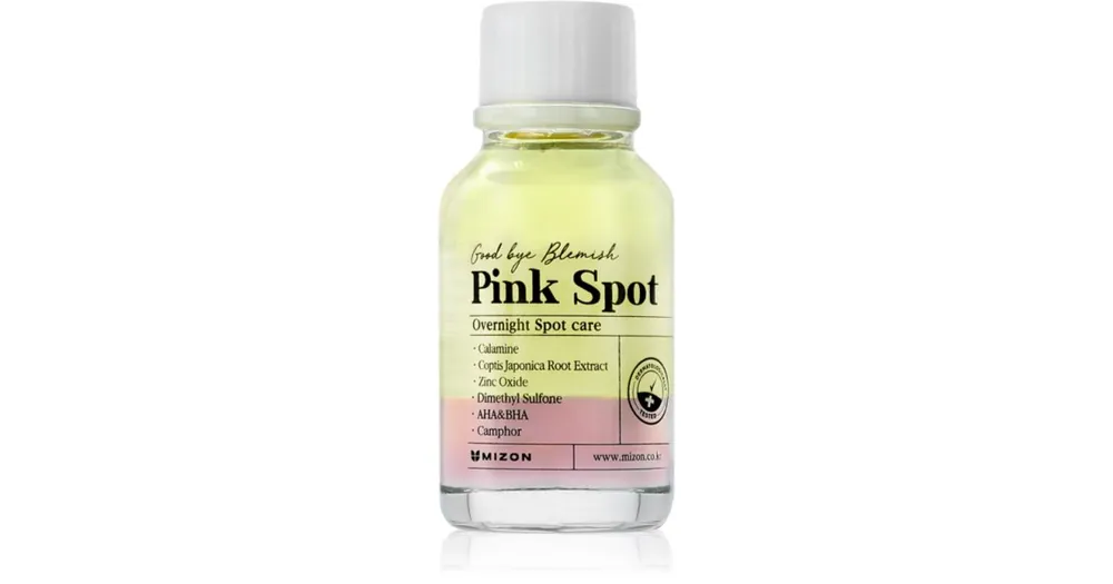 MizonGood Bye Blemish Pink Spot szérum az aknék helyi kezelésére. pattanások ellen Biztonságos fizetés
