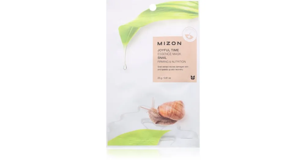 Szuper akció MizonJoyful Time Snail tápláló gézmaszk feszesítő hatással