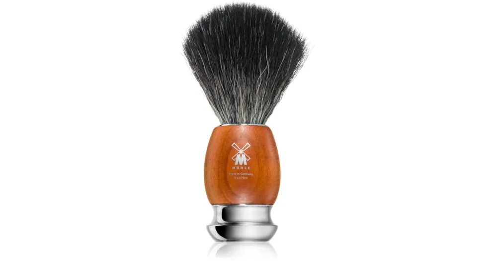 MühleVIVO Black Fibre Shaving Brush borotválkozó ecset Prémium