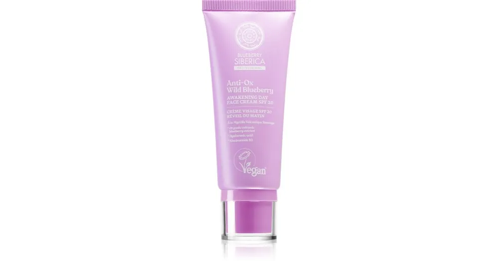 Natura SibericaAnti-Ox Wild Blueberry nappali arckrém SPF 20 Expressz kézbesítés