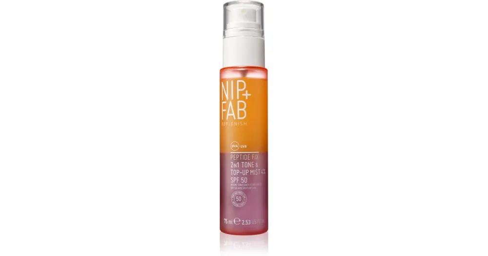 NIP+FABPeptide Fix SPF 50 bőr tonizáló permet SPF 50 Ne maradj le