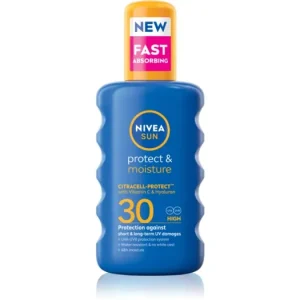 NIVEASUN Protect & Moisture hidratáló napozó spray SPF 30 Vásárlói kedvenc