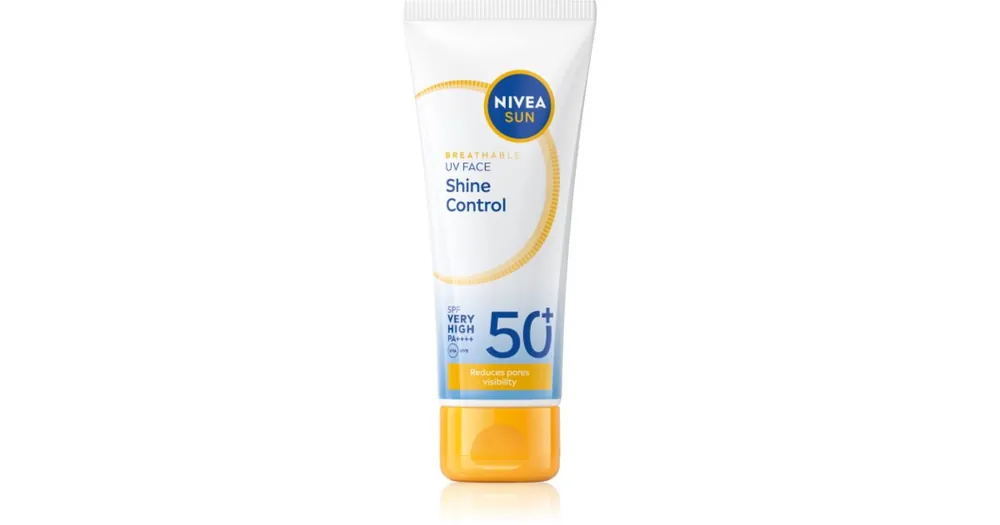Legkelendőbb NIVEASUN Shine Control napozó arckrém SPF 50+