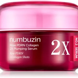 Prémium NumbuzinNo. 2 Rose PDRN Collagen 2X Plumping Serum intenzív feszesítő szérum hidratáló hatással