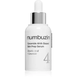 Kedvezményes ár NumbuzinNo. 4 Ceramide AHA Glazed Skin Prep Serum hidratáló arcszérum hámlasztó hatással