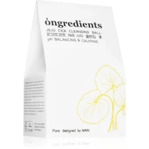 Alacsony ár OngredientsJeju Cica Cleansing Ball tisztító szappan arcra nyugtató hatással