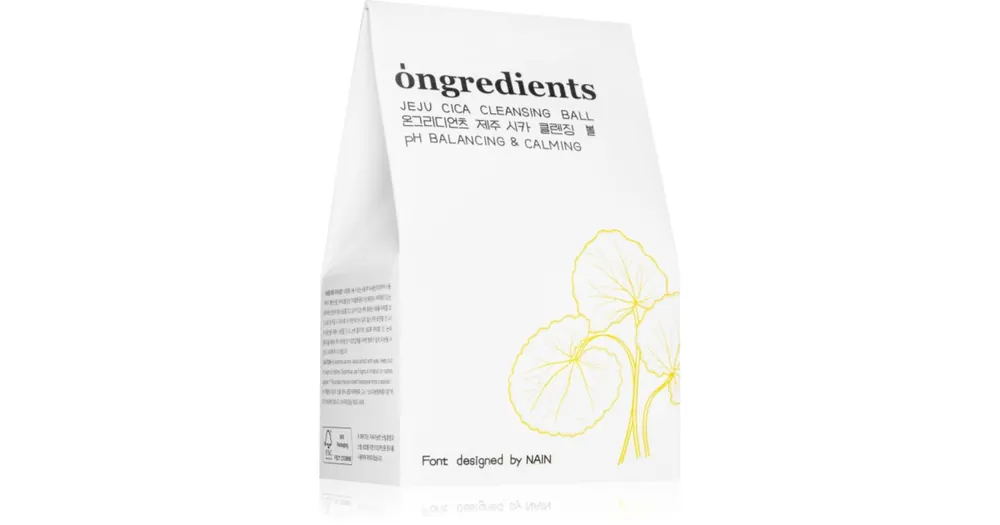 Alacsony ár OngredientsJeju Cica Cleansing Ball tisztító szappan arcra nyugtató hatással