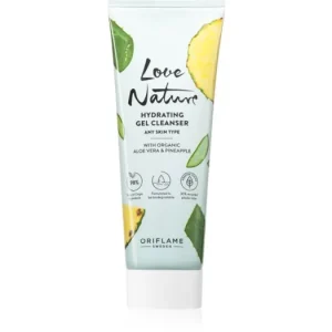 Gyors kiszállítás OriflameLove Nature Organic Aloe Vera & Pineapple hidratáló tisztító gél