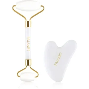 PALSAR7Massage Roller and Guasha White Jade masszázs henger az arcra és masszázs szegédeszköz Akció
