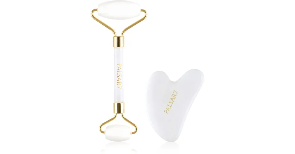 PALSAR7Massage Roller and Guasha White Jade masszázs henger az arcra és masszázs szegédeszköz Akció