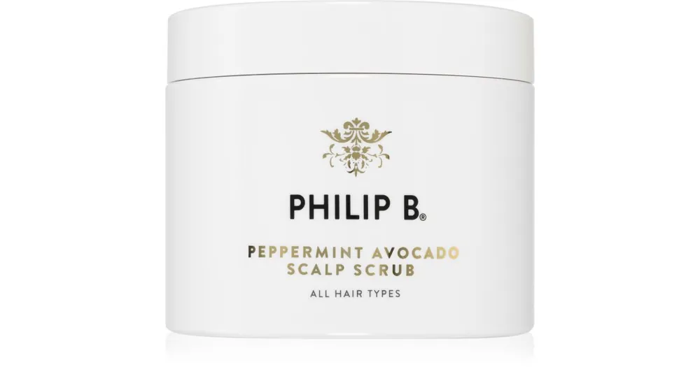 Outlet Philip B.Peppermint Avocado peelinges sampon