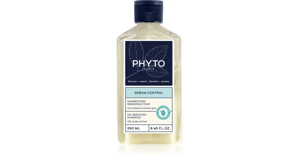 PhytoSebum Control Oil-Reducing Shampoo sampon zsíros fejbőrre Árengedmény