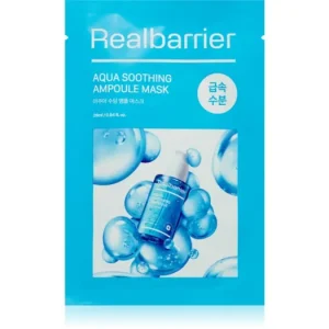 Real BarrierAqua Soothing Ampoule Mask nyugtató hatású gézmaszk Biztonságos fizetés
