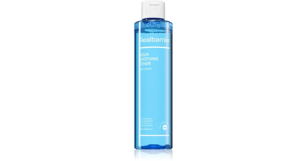 Csak ma Real BarrierAqua Soothing Toner hidratáló tonik az arcbőr megnyugtatására