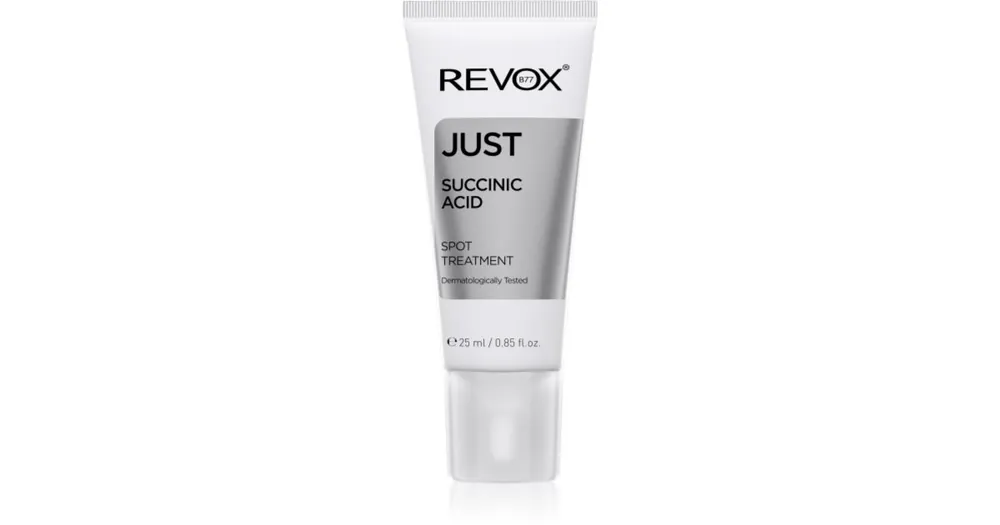 Újdonság Revox B77JUST Succinic Acid helyi ápolás pattanások ellen