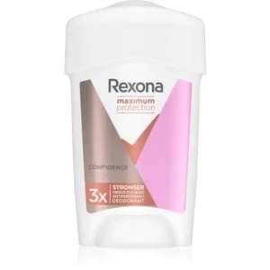 RexonaMaximum Protection Confidence krémes izzadásgátló az erőteljes izzadás ellen Árcsökkenés