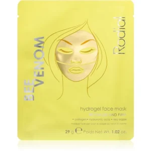 Árcsökkenés RodialBee Venom Hydrogel Face Mask pihentető hidrogélmaszk