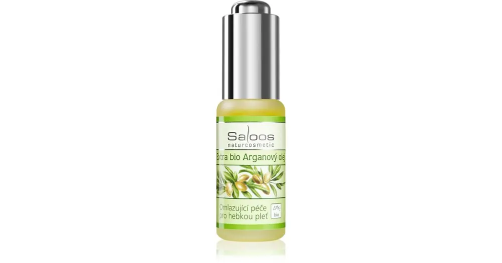 SaloosCold Pressed Oils Extra Bio Argan bio argánolaj fiatalító hatással Biztonságos fizetés