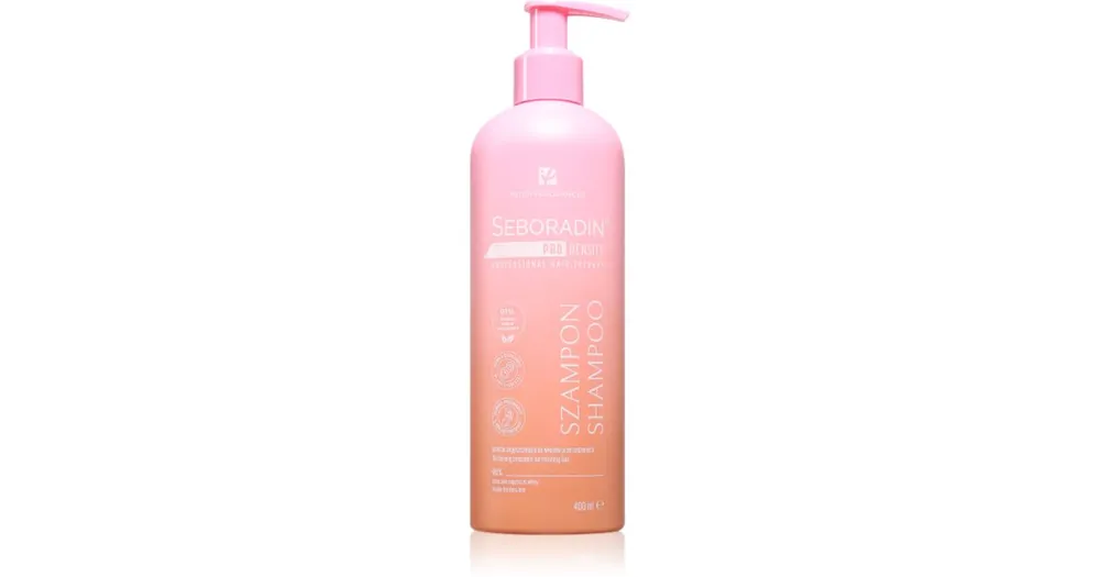 Biztonságos fizetés SeboradinPRO DENSITY Thickening Shampoo dúsító sampon a ritkuló hajra