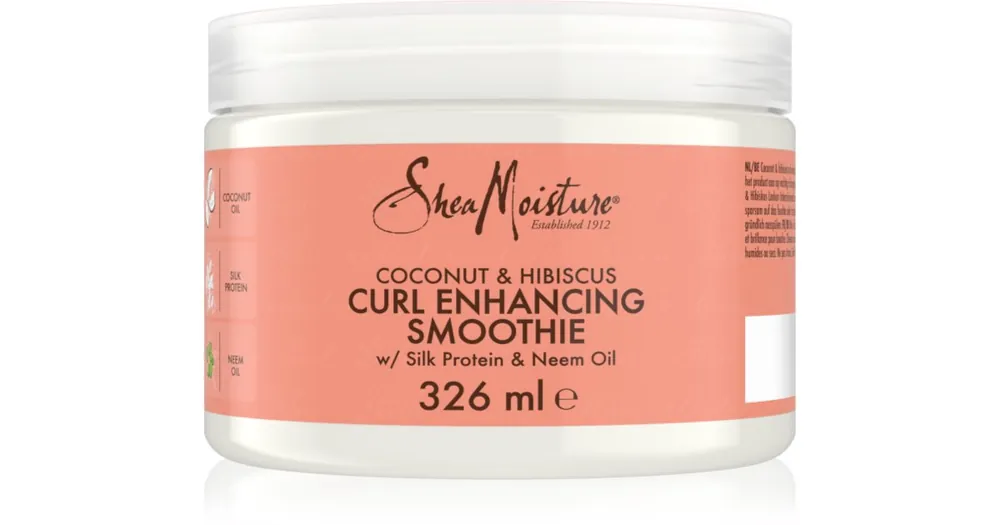Népszerű Shea MoistureCoconut & Hibiscus öblítést nem igénylő krém göndör hajra