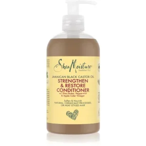 Ne maradj le Shea MoistureJamaican Black Castor Oil Strengthen & Restore erősítő és revitalizáló kondicionáló a károsult hajra és fejbőrre
