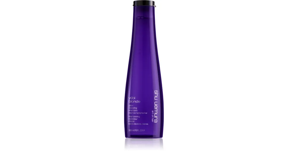 Shu UemuraYūbi Blonde Shampoo élénkítő sampon szőke és ősz hajra Árengedmény