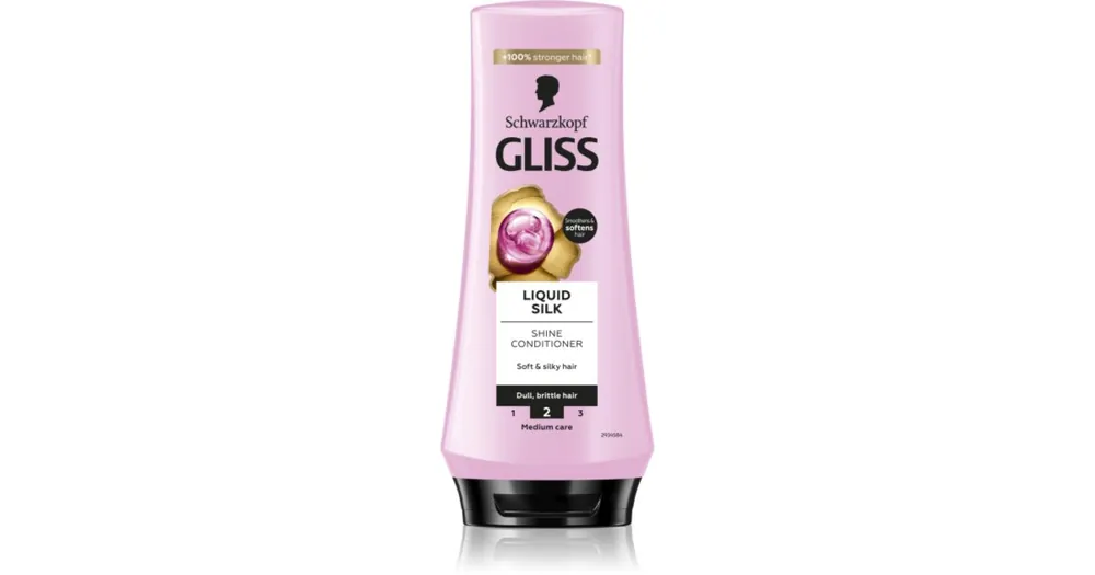 Vásárlói kedvenc SchwarzkopfGliss Liquid Silk regeneráló balzsam az erős és fénylő hajért
