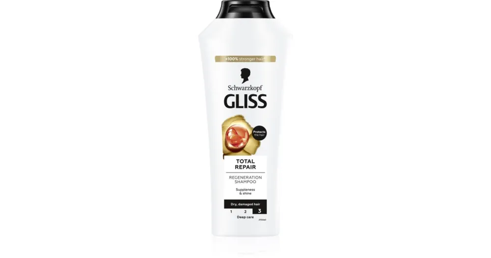 Legnépszerűbb SchwarzkopfGliss Total Repair intenzíven regeneráló sampon