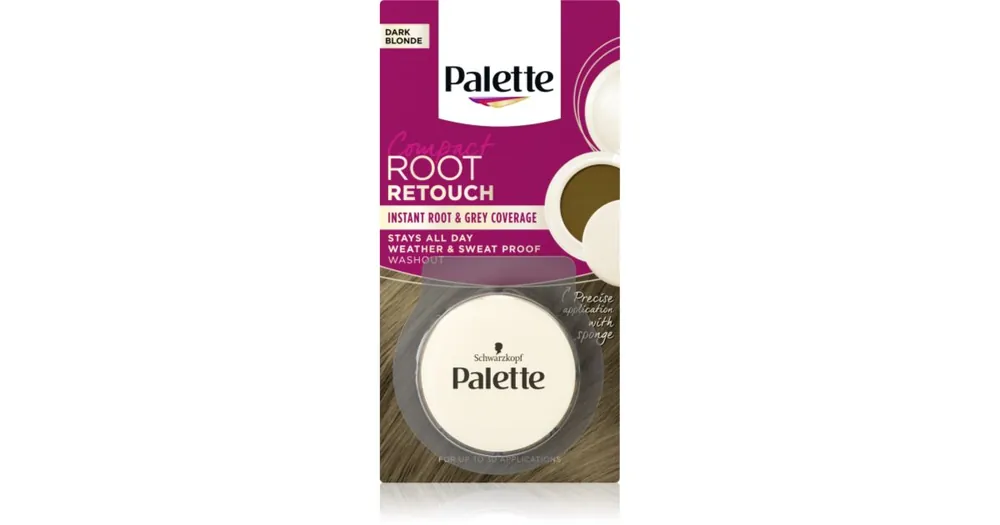 Különleges ajánlat SchwarzkopfPalette Compact Root Retouch korrektor az ősz hajszálakra púderes hatással