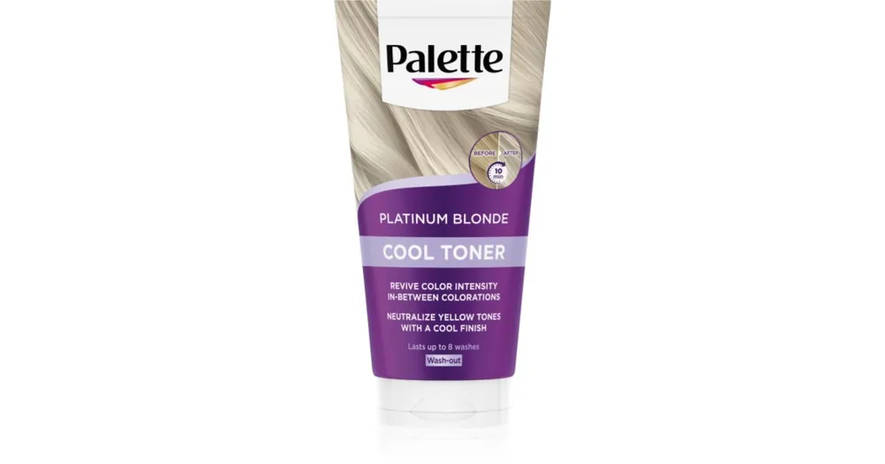 SchwarzkopfPalette Cool Toner festék a sárga tónusok neutralizálásáért hajra Szuper ajánlat