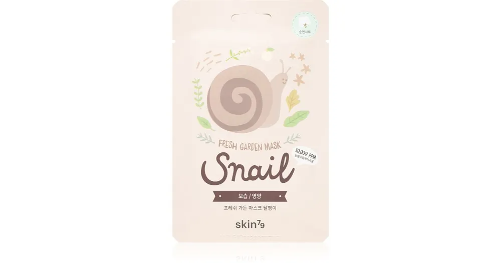 Legjobb ár Skin79Fresh Garden Snail revitalizáló maszk csigakivonattal
