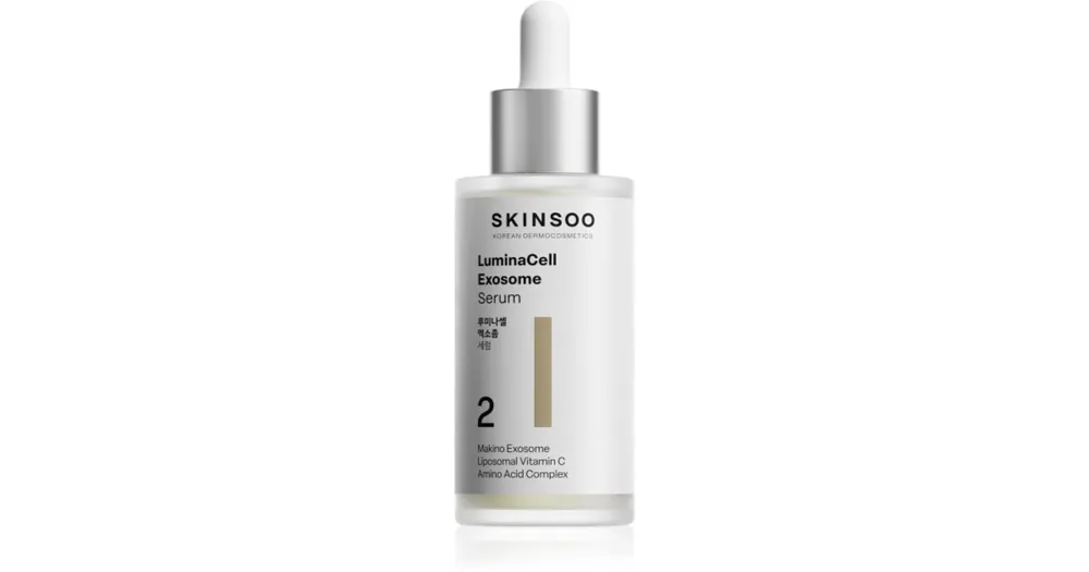 SKINSOOLuminaCell Exosome Serum fényesítő hatású arcszérum Azonnali szállítás