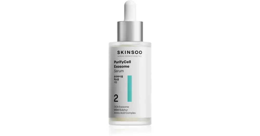 Vásárlói kedvenc SKINSOOPurifyCell Exosome Serum regeneráló szérum a pórusok összehúzására