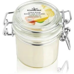 Biztonságos fizetés SoaphoriaCitrus Bomb Scented Coconut Oil bio kókuszolaj arcra és testre