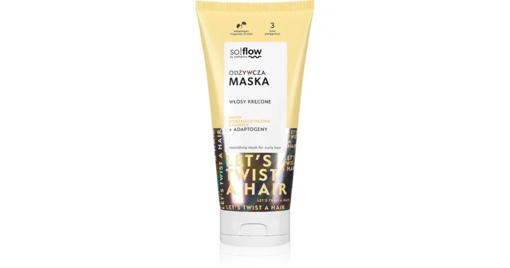 Kedvezményes ár so!flowCurly Hair Nourishing Mask tápláló maszk göndör hajra