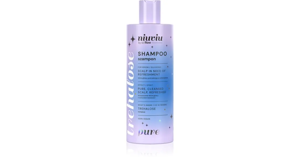 Vedd meg most so!flowPURE Deeply Cleansing Hair Shampoo With Trehalose tisztító sampon zsíros fejbőrre