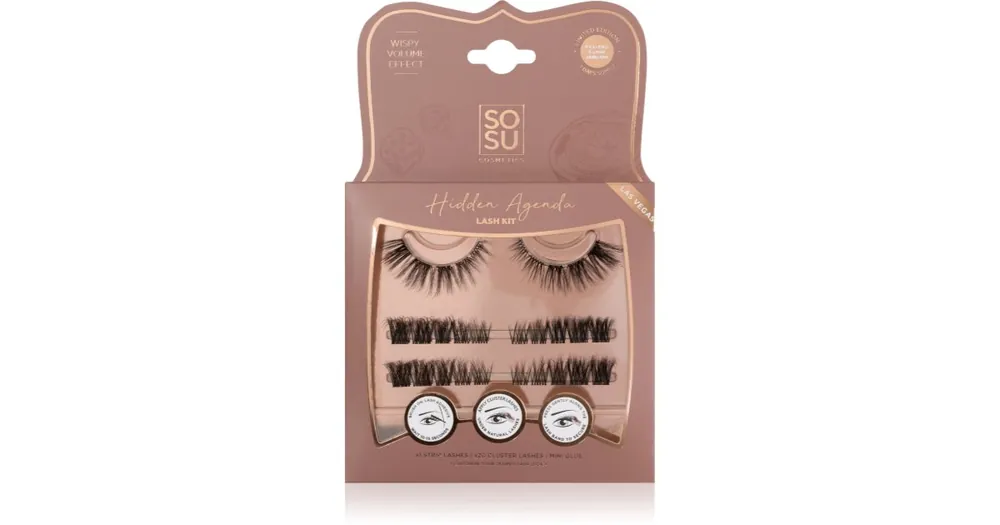 SOSU CosmeticsHidden Agenda Lash Kit műszempillák Csak ma