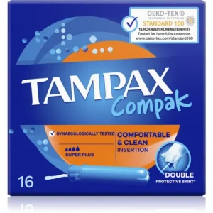 TampaxCompak Super Plus tamponok applikátorral Kiárusítás