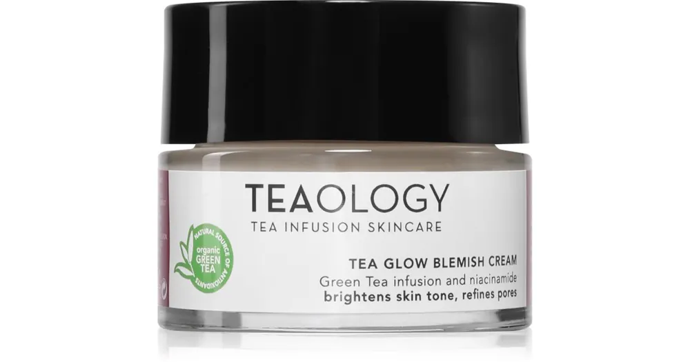TeaologyTea Glow Blemish Cream hidratáló krém a bőr tökéletlenségei ellen Vedd meg most