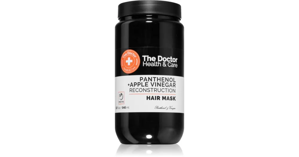 The DoctorPanthenol + Apple Vinegar Reconstruction Hair Mask intenzív regeneráló maszk hajra Kiárusítás