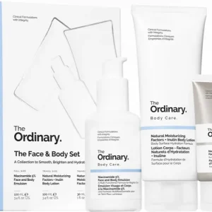 Biztonságos fizetés The OrdinaryThe Face & Body Set ajándékszett testre és arcra