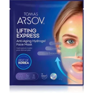 Szezonális akció Tomas ArsovLifting Express Anti-Aging Hydrogel Mask hidrogél maszk a bőröregedés ellen