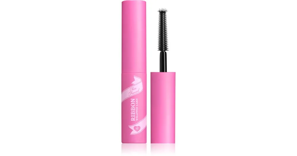 Árcsökkenés Too FacedRibbon Wrapped Lash Extreme Lenght Mascara Travel Size hosszabbító szempillaspirál a dús és ívelt pillákért